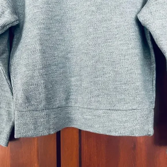 OGL Sweater Turtleneck Ribbed Heather Grey Size Small NEW - Picture 4 of 7
